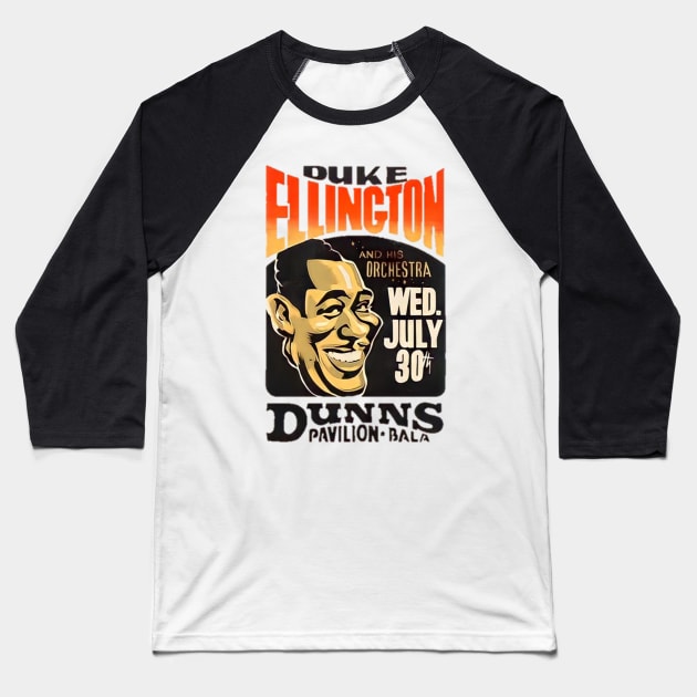 Duke ellington Baseball T-Shirt by funke bangke